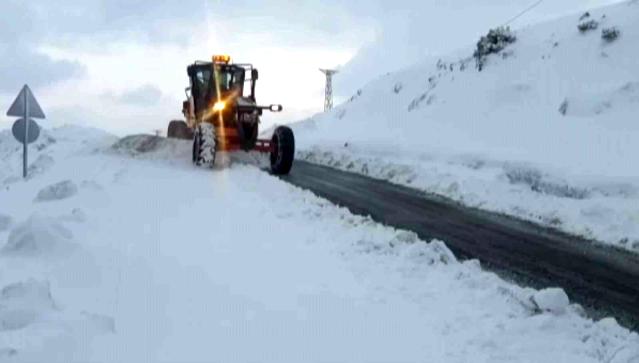 Siirt'te kar 27 köy ve 2 mezrayı ulaşıma kapattı