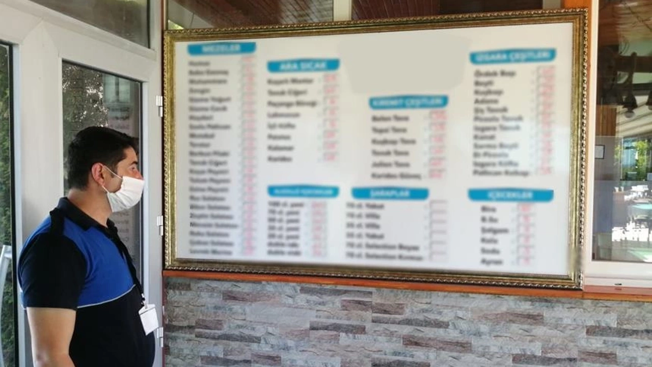 Siirt’te Lokanta Ve Kafelerin Önüne Fiyat Listesi Zorunluluğu Getirildi