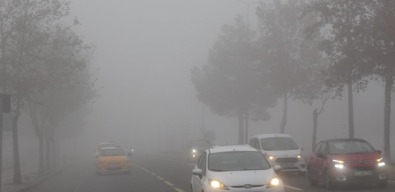 Diyarbakır’da Hava ve Kara Ulaşımına Sis Engeli