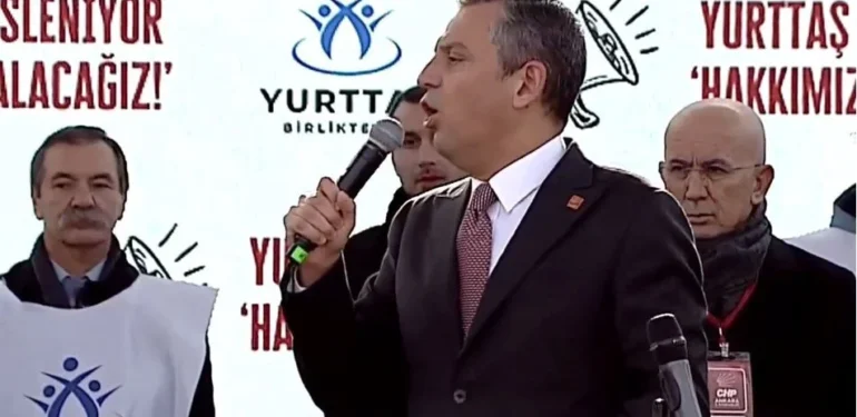 Özgür Özel, CHP’nin Asgari Ücret Mitinginde Konuşuyor: Bu Bir Sefalet Ücretidir