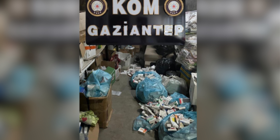 Gaziantep’te 105 Bin 757 Adet Sahte İlaç Ele Geçirildi