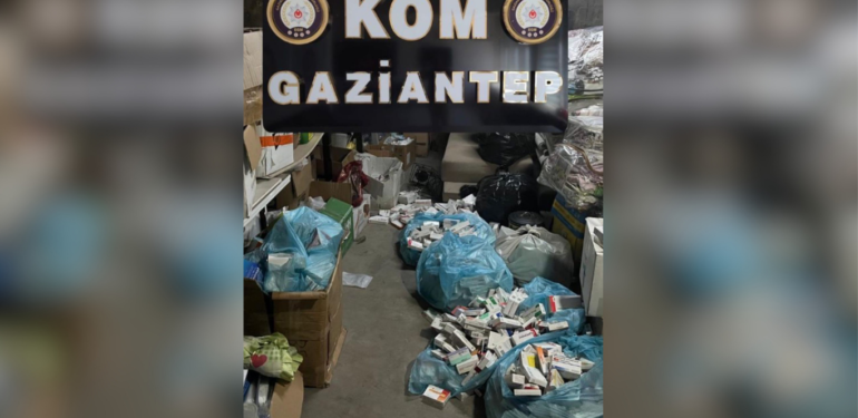 Gaziantep’te 105 Bin 757 Adet Sahte İlaç Ele Geçirildi
