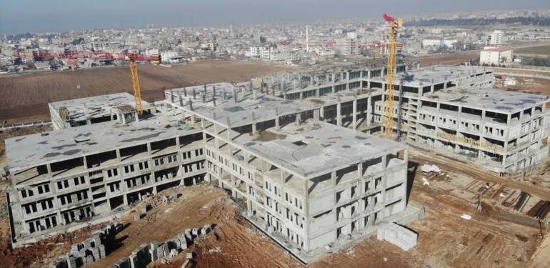 Batman’da 3 Milyar 154 Milyon Maliyetli 500 Yataklı Hastanenin İnşaatı Sürüyor