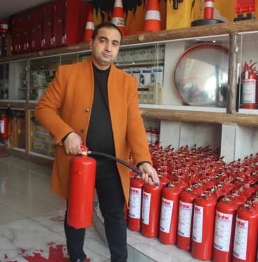 KARTALKAYA FACİASI YANGIN SÖNDÜRME CİHAZLARINA İLGİYİ ARTIRDI ŞANLIURFA'DA YANGIN SÖNDÜRME CİHAZLARINA YOĞUN İLGİ