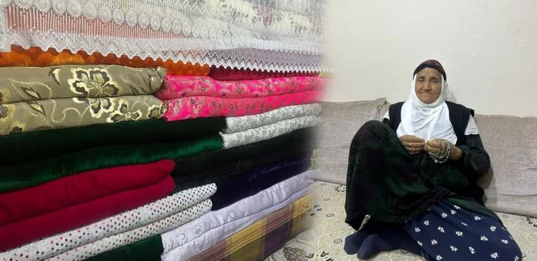 80’lik Ninenin El Emeği Tarih Köşesi Oldu