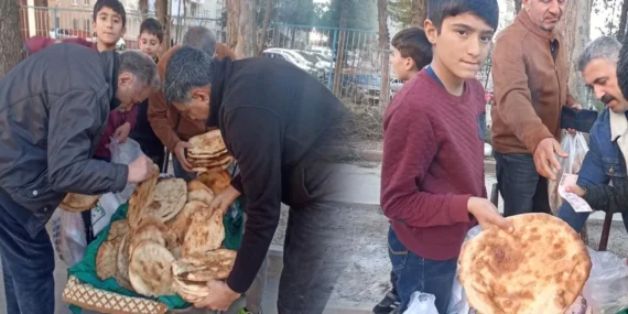 Diyarbakırlı Çocuk, Tandır Ekmeği ile Geçimini Sağlıyor