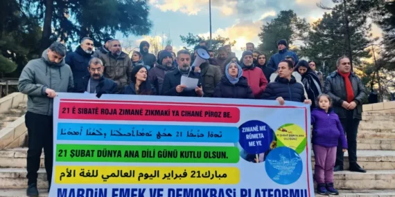 Mardin’de 4 Dilde Anadil Günü Açıklaması Yapıldı