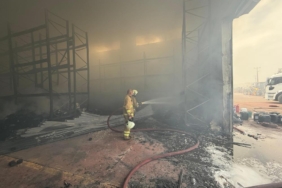 Cizre'de Çıkan Yangında Fabrika Küle Döndü