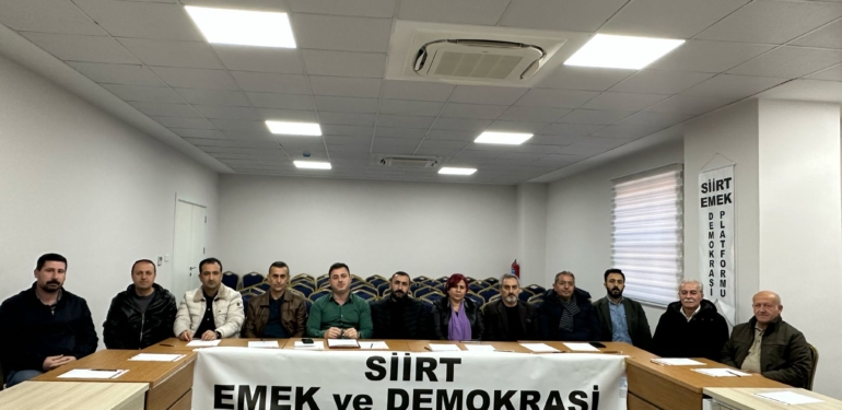 Emek ve Demokrasi Platformu Kuruldu