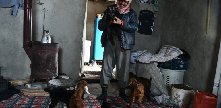 Vanlı Besici, 9 Yıldır Faraşin Yaylası’nda Hayvanlarıyla Yaşıyor