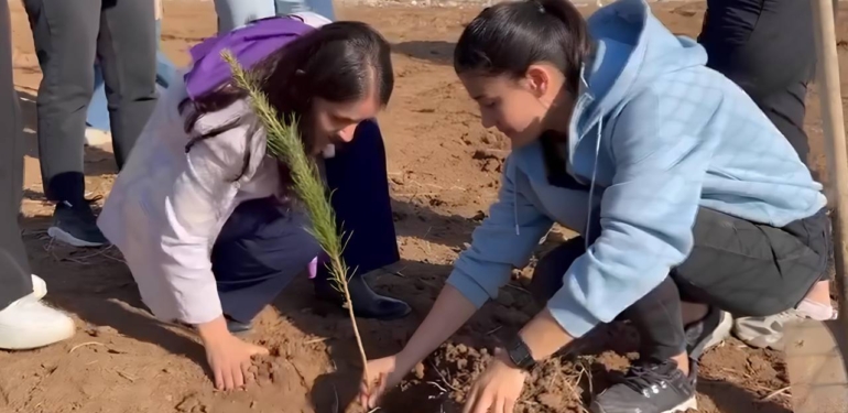 Kadınlar 8 Mart Kapsamında Ağaç Dikti