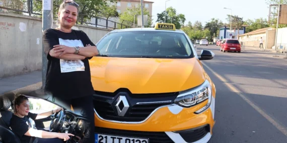 Bölgenin İlk Kadın Taksi Şoförü Konuştu