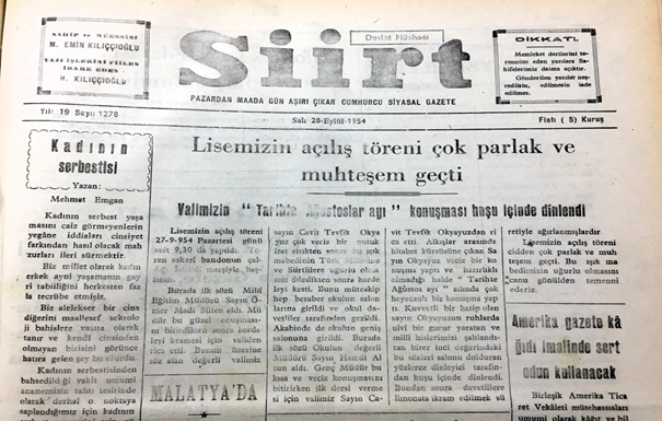 Açılması İçin Miting Yapılan Lise Yıkılıyor