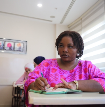 KAMERUNLU İNGİLİZCE ÖĞRETMENİ, TÜRKÇE ÖĞRENMEK İÇİN GAZİANTEP'E GELDİ