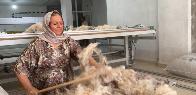 Çöpten Topladığı Yünlerle İş Kurdu