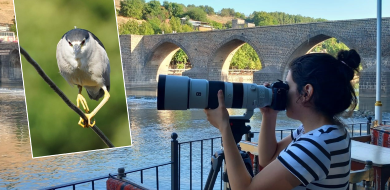 Doğa Fotoğrafçısı Taş, Hevsel Bahçelerini Objektifine Taşımaya Devam Ediyor