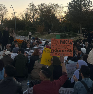 rojin kabaiş üniversite protestoları