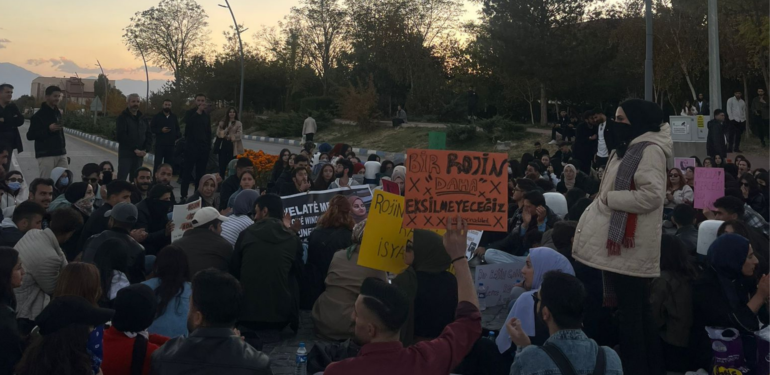 Üniversite Öğrencileri Eylemde: “Rojin’e Ses Olacağız”