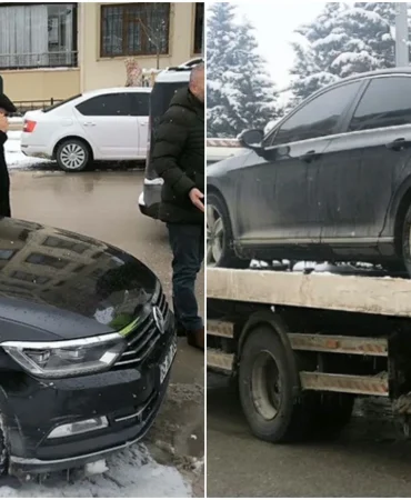 Kayyım Dönemi Borcu Nedeniyle Belediye Başkanının Makam Aracına Haciz