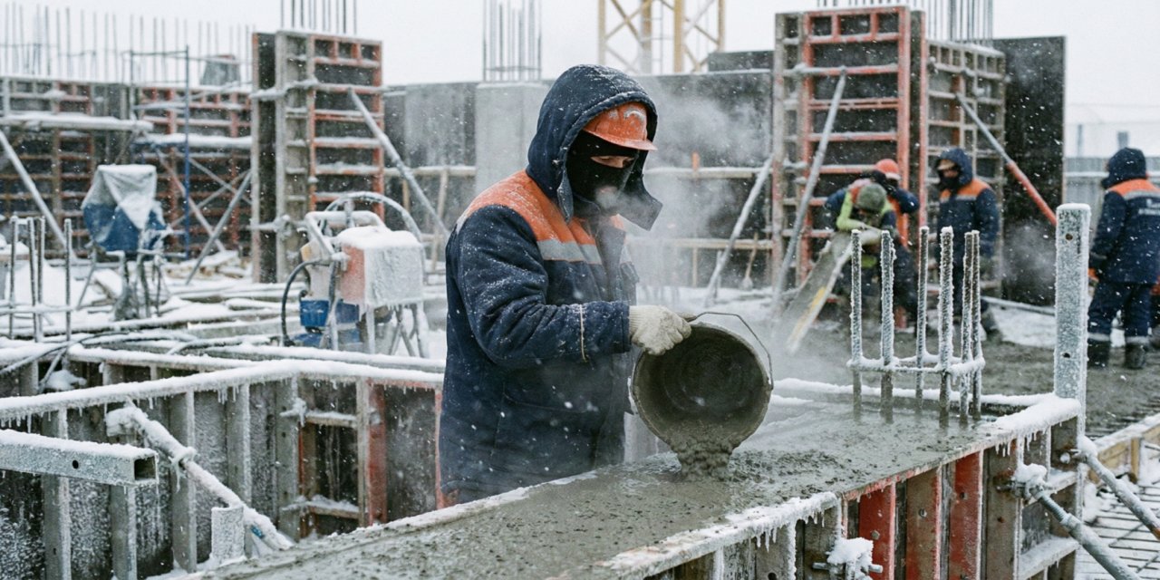 Doğu’da Dondurucu Soğuklar Etkisini Sürdürüyor: İnşaatlar Durdu, İşçiler Yüz Felci Riski Altında