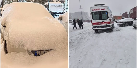 Bölge İllerinde Kar Esareti: Araçlar Yolda Kaldı