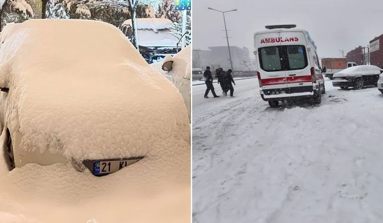Bölge İllerinde Kar Esareti: Araçlar Yolda Kaldı