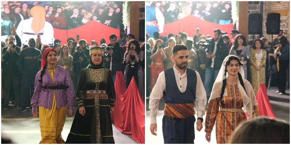 Diyarbakır’da 15 Bölgenin Kürt Kıyafetlerinin Defilesi Yapıldı
