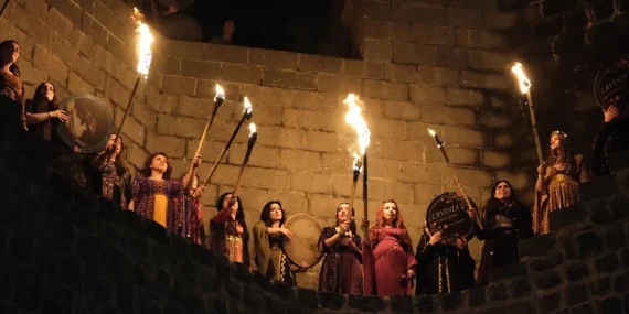 Newroz Ateşi Yakıldı
