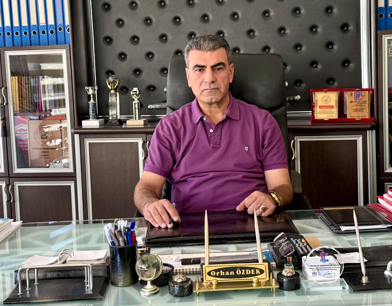 Van Emlakçılar Derneği Başkanı Orhan Özdek